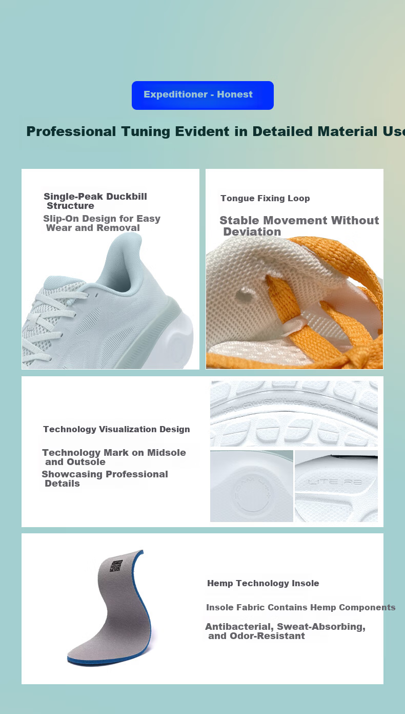 Bmai Expedition Thick Sole Running Shoes Men Lightweight Cushioning Durable Breathable High Weight Capacity Sports Shoes Men 11