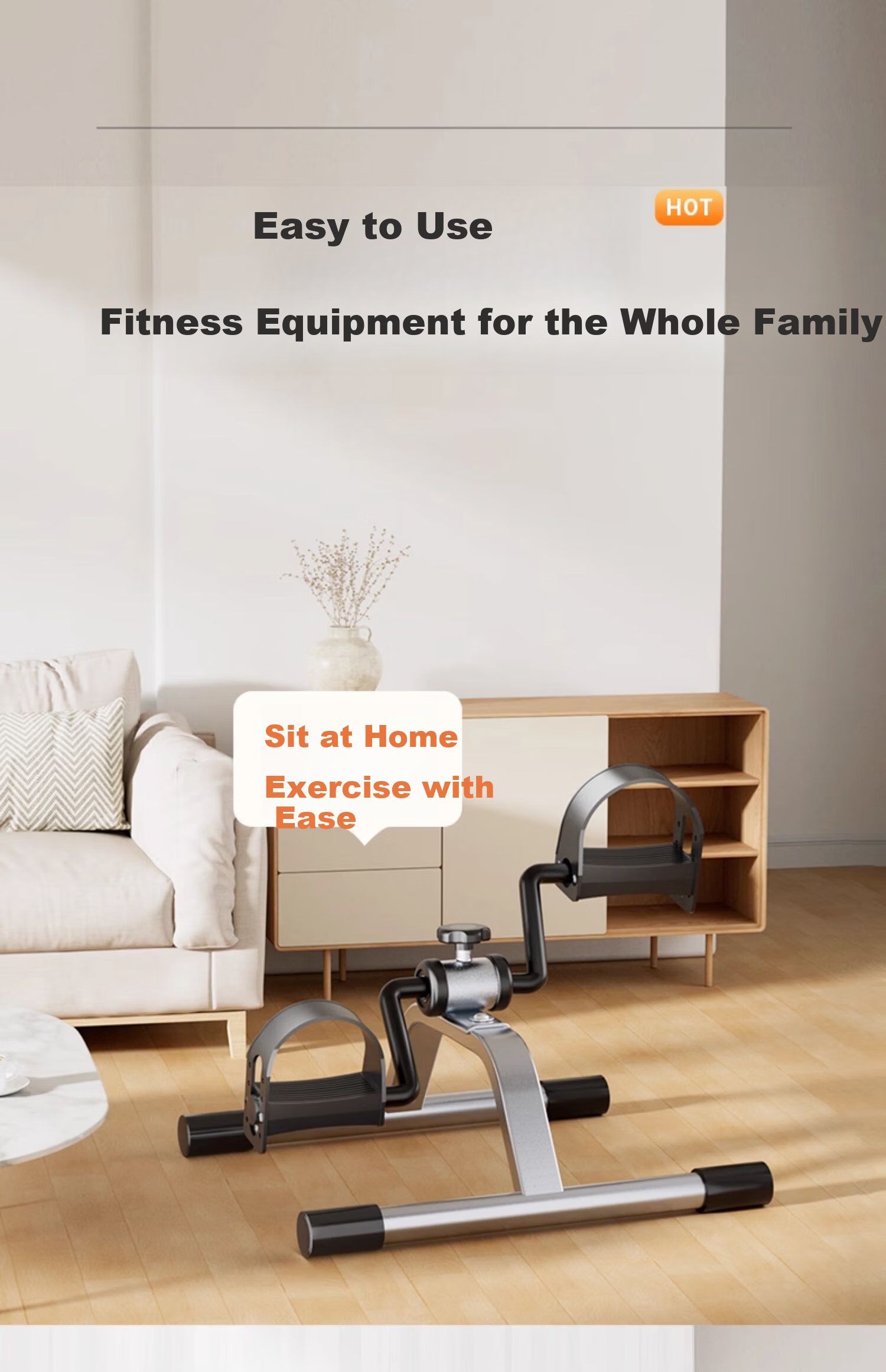 Home Rehabilitation Machine Stroke Hemiplegia Upper and Lower Limb Pedal Exerciser Elderly Hand and Leg Strength Recovery Training Equipment 1
