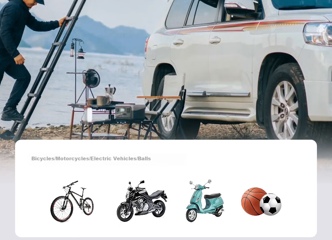 70MAI Wireless Air Pump 2 Car Portable Inflator Tire Pump for Bicycle Electric Vehicle Basketball 6