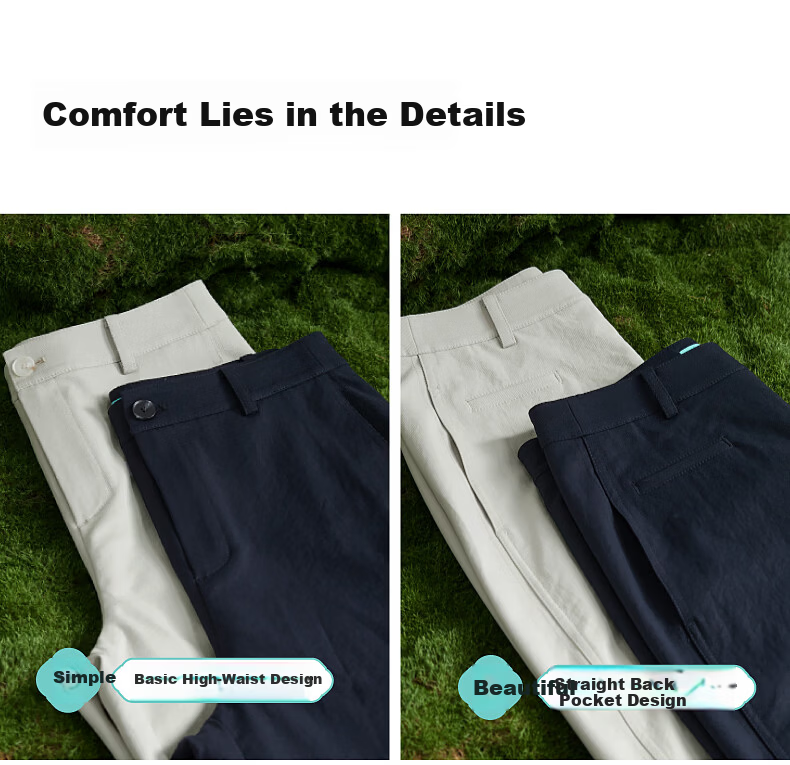 ESE-Y High Waist Cocoon Pants Women 2026 Spring New Slimming Straight Leg Cropped Harem Casual Pants Navy Blue Size 30 12