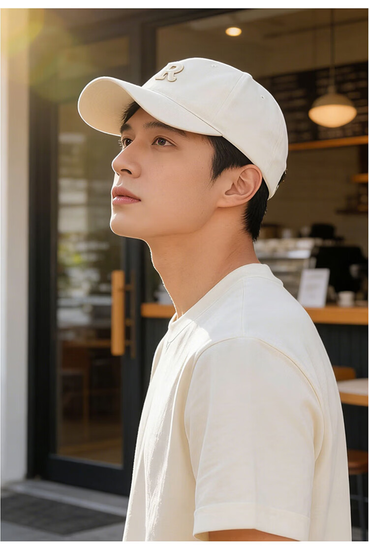 Dussena Embroidered Baseball Cap Duckbill Hat Women's Wide Brim Large Face Slimming Men's New Sun Protection Fashion Korean Style 13