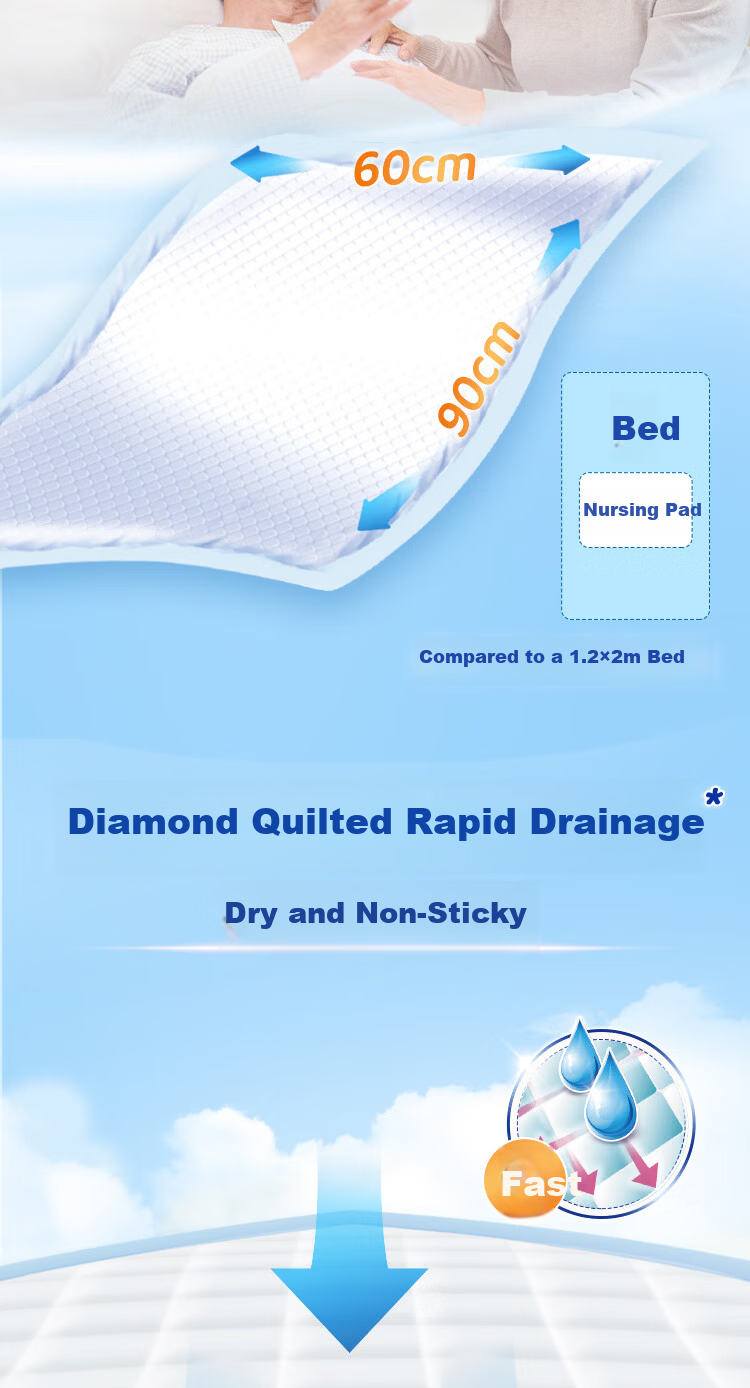 Dr.P Value Nursing Pads 90 Pieces (Size: 60*90cm), Baby Postpartum Mattress, Elderly Incontinence Pad 5