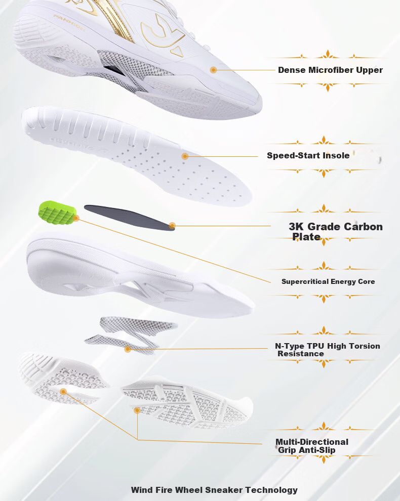 Crab Feather Wind Firewheel Badminton Shoes Shock Absorption Wear-Resistant Tennis Shoes Unisex Competition Training Sports Shoes Pulse Purple Size 46 5