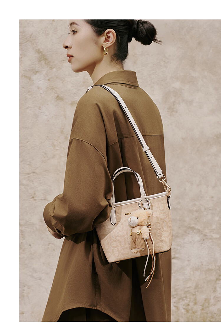 Aokang [Celebrity Style] Women's New Handheld Bucket Bag Fashion Crossbody Bag Birthday Gift for Girlfriend Wife 19