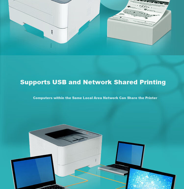 LANXUM GB3731cdn A4 Color Laser Printer A4 Size Color Laser Automatic Duplex Printing Network Sharing Support 6