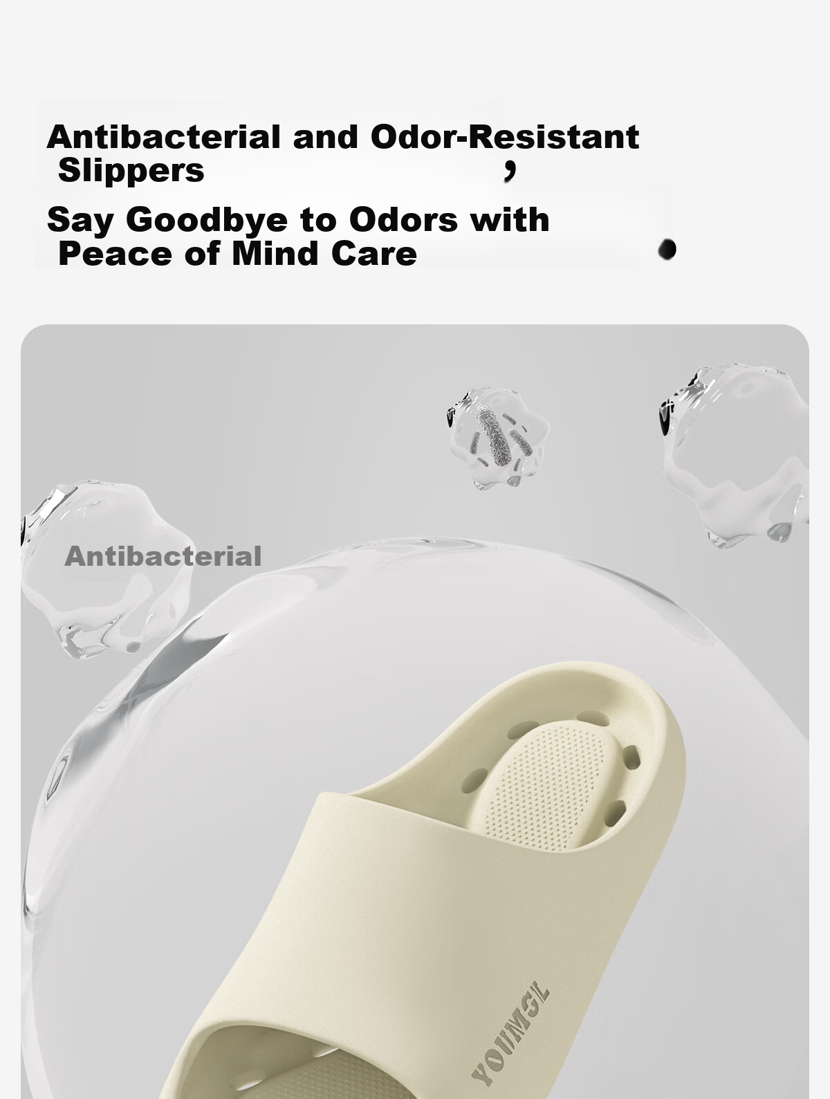 TZLDN Antibacterial Quick-Dry Breathable Summer Bathroom Shower Non-Slip EVA Slippers for Men and Women 6