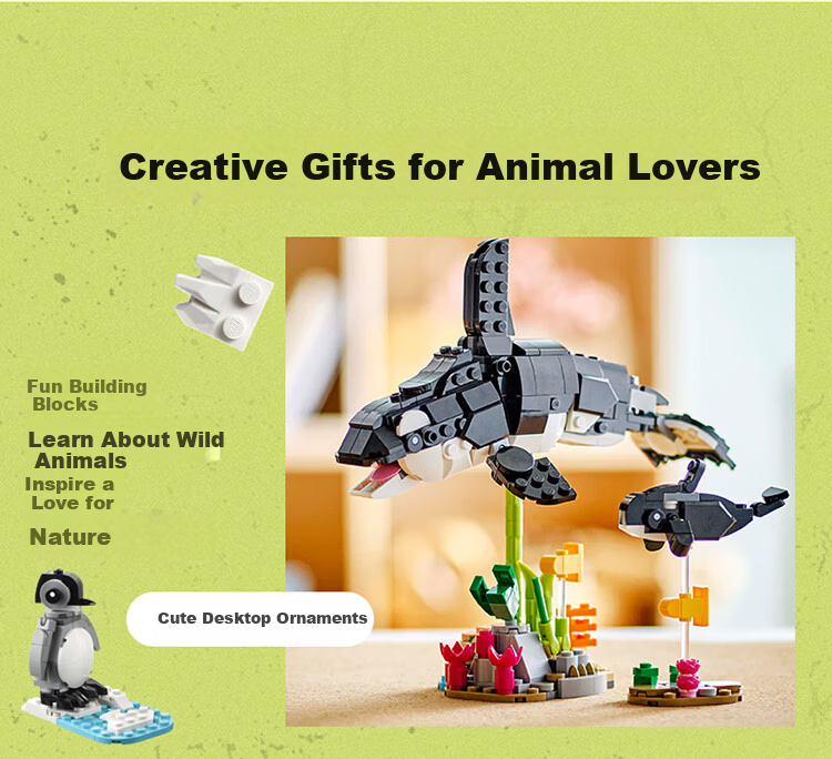 LEGO Building Blocks 31382 Cute Animals: Playful Puppy Boys Girls Kids Toy Gift New Year Decoration 7