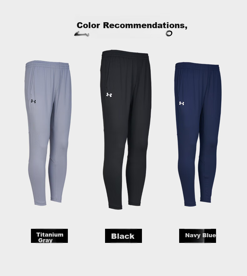 Under Armour Men's Summer New Quick-Dry Knit Sweatpants Straight-Leg Trendy Loose Casual Running Pants 3