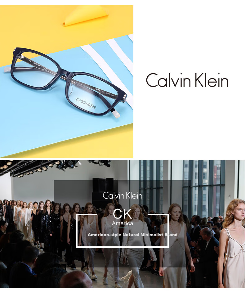 Calvin Klein Optical Glasses Prescription Business Commuter Casual Versatile Early Morning Optical Glasses CK5996A 001 1