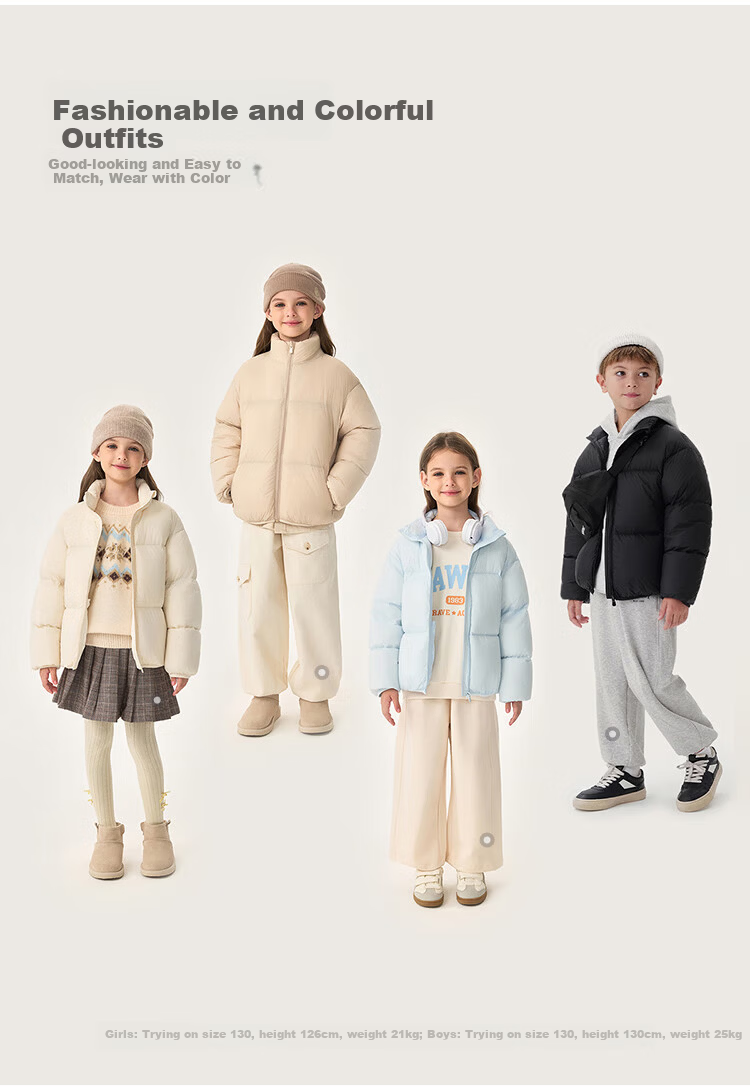 MARC&JANIE [Three-proof] Ultra-light Thickened Puffer Down Jacket for Boys and Girls Children's Winter New Style 551108 5