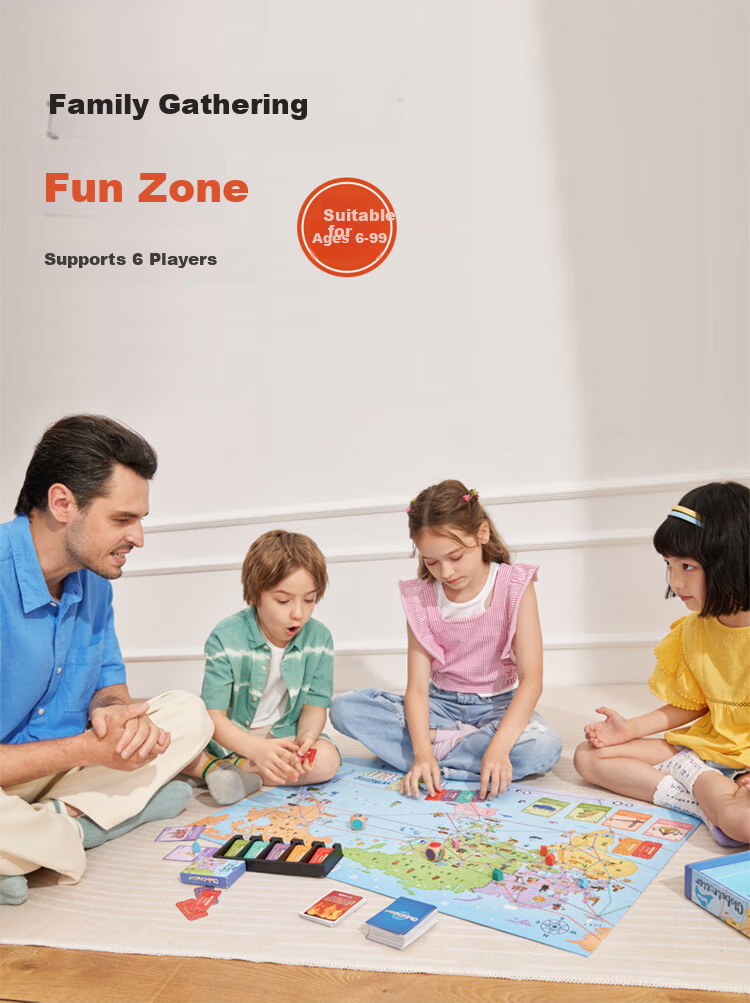 Yaofish Children's Board Game, Parent-Child Family Game for Primary And Secondary School Students, Boys And Girls, Children's Gift Toy, Shanhai Zai Li 4