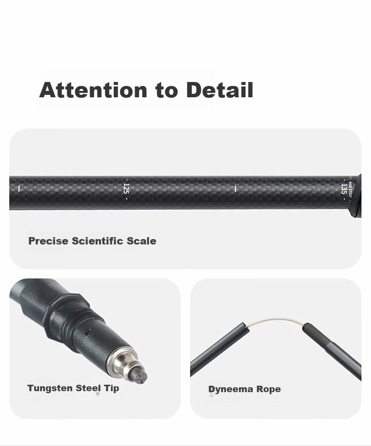 Naturehike Nuoke Changfeng Pro 5-Section Folding Aluminum Alloy Trekking Pole Professional Outdoor Hiking Stick Ultra-Light for Men and Women 17