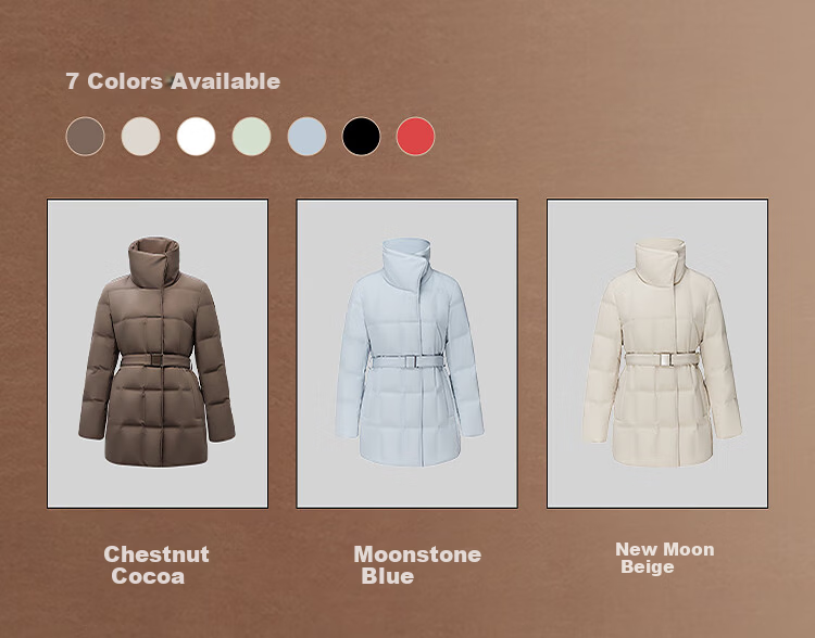 BOSIDENG Women's Winter Goose Down Business Thickened Lapel Coat Gift Red New Year Jacket Hot Sale 7
