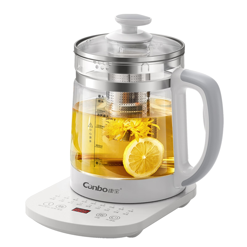 Canbo Health Pot Electric Tea Kettle 304 Stainless Steel Temperature Control Kettle Insulated Electric Water Boiler with Filter SLH-YSH1809