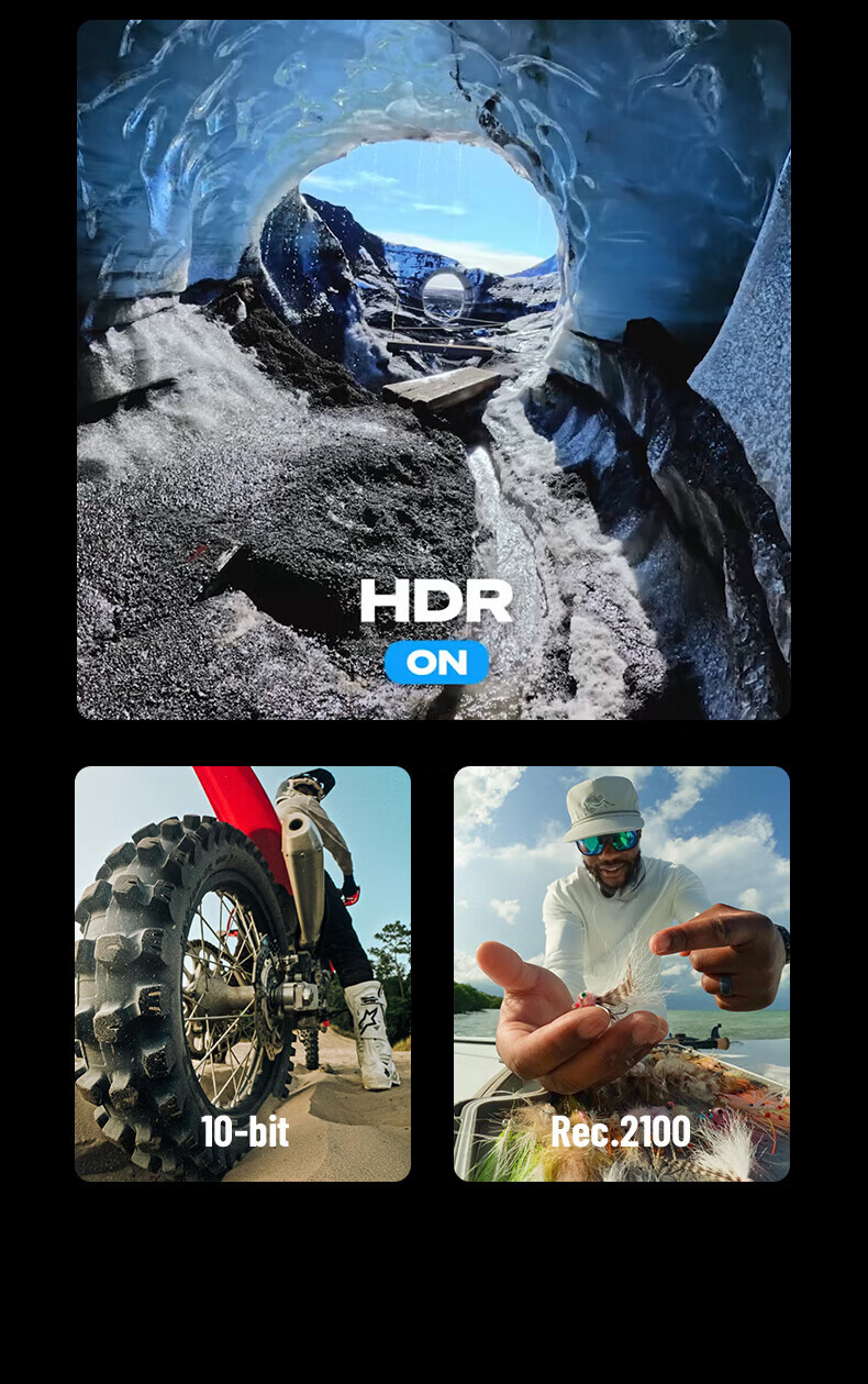 CARDO Helmet Bluetooth Headset EDGE + GOPRO HERO 13 Action Camera 27