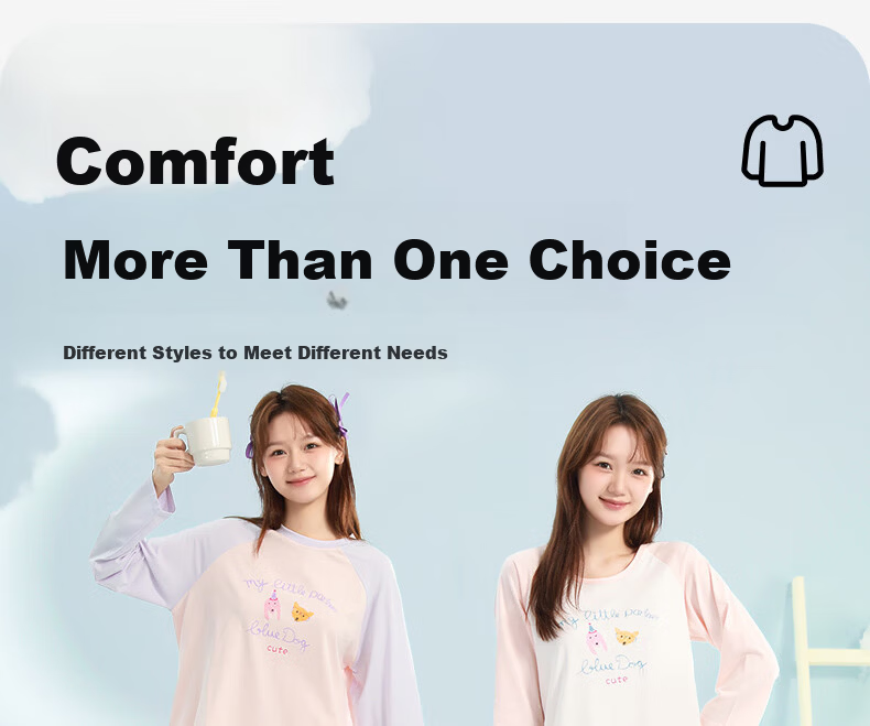 YING BO LUN Children's Pajamas Spring And Summer Three-Quarter Sleeve Pure Cotton Girls' Home Wear Set Kids Air Conditioning Clothes 316 Pink Purple 130 5