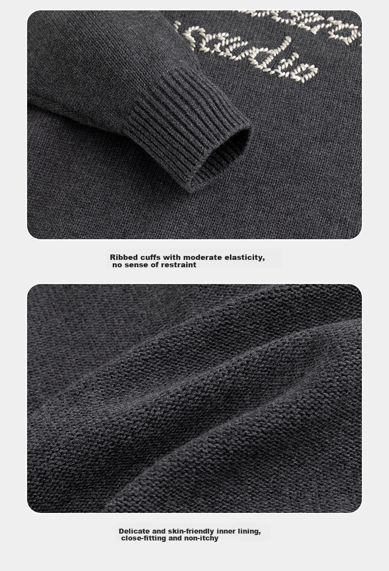 Little Elephant Ham Boys' Knitted Crew Neck Sweater Base Shirt Yellow [100% Cotton Skin-Friendly Non-Itchy] 120 cm 9