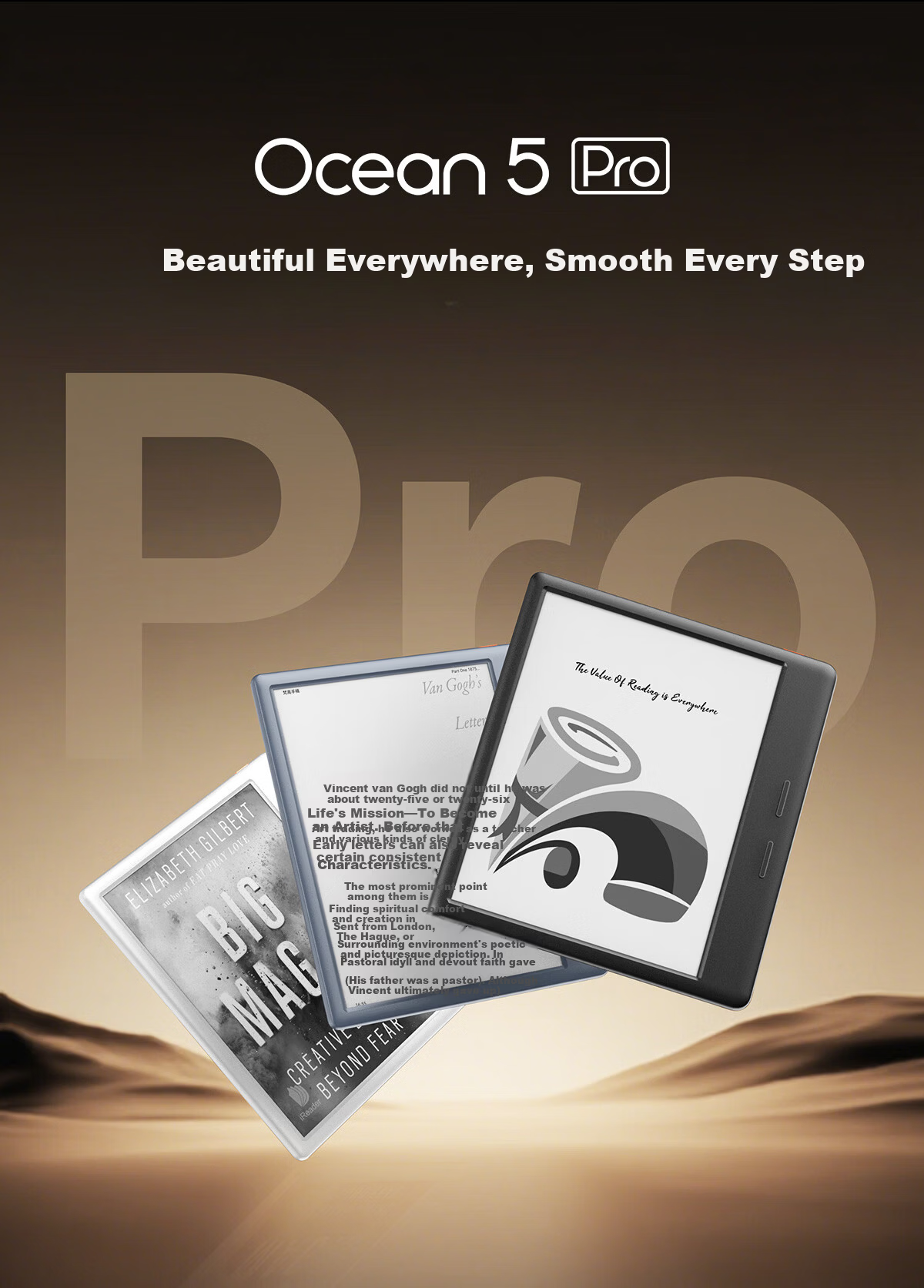IReader Ocean5 Pro 7-inch Smart E-Reader E-Ink Tablet AI Learning Portable Space Black 3