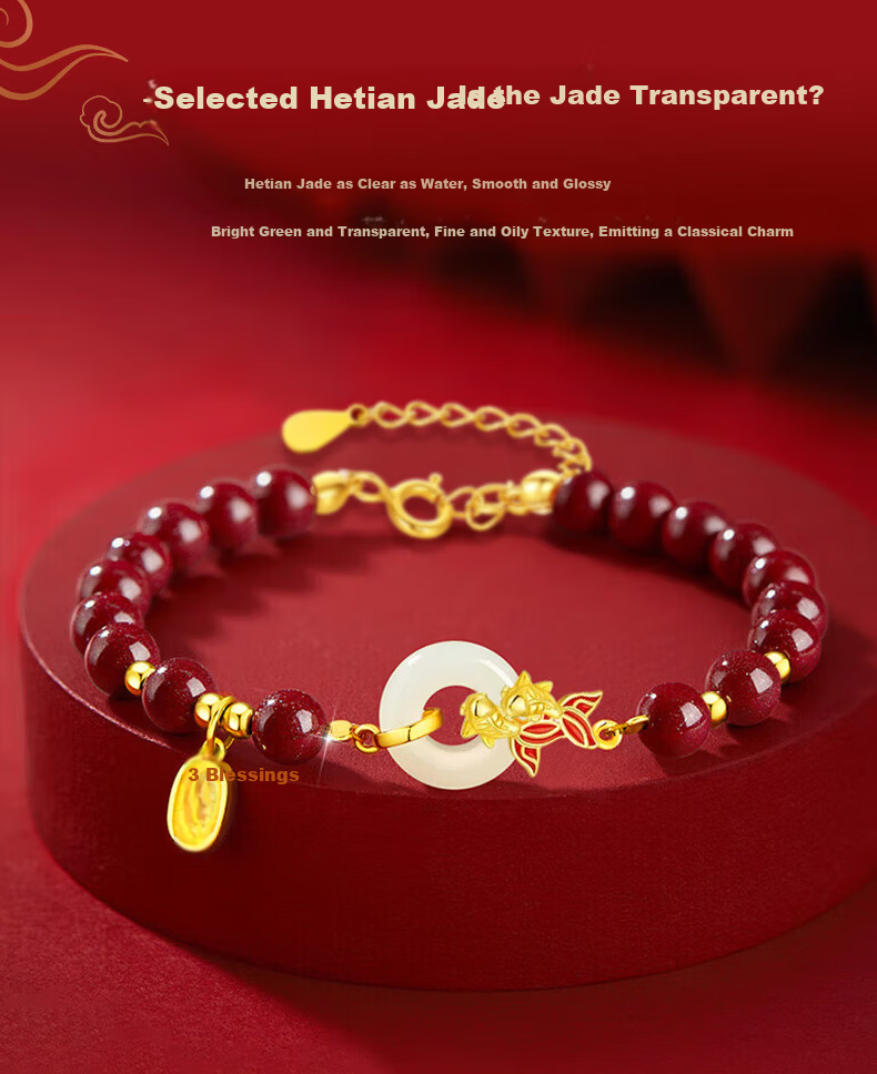 ALLOVE Koi Fish Safety Buckle Bracelet for Women 2026 New Birthday 520 Valentine's Day Gift for Girlfriend Wife 5