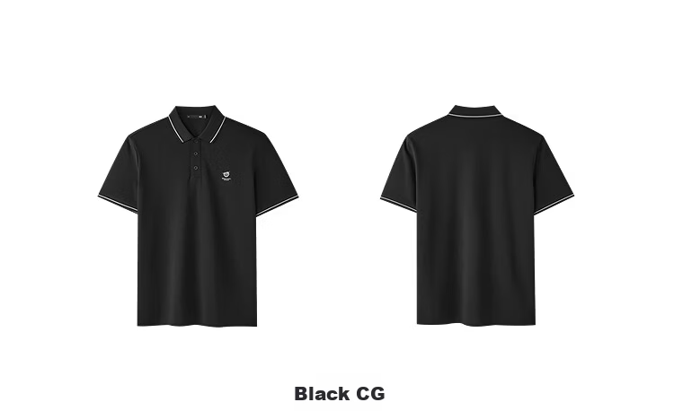 HLA Hailan Home Men's Short Sleeve Polo Shirt 26 Shining Space Series Cooling Short Sleeve Summer Shirt 8