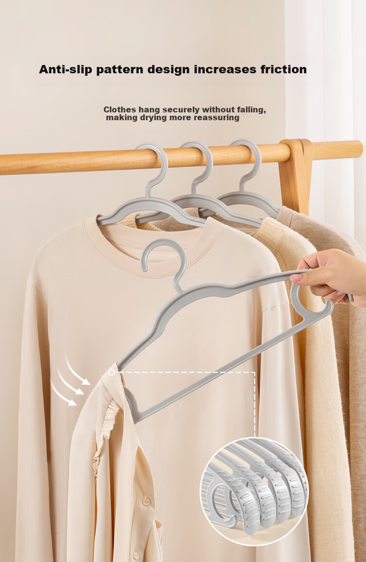 Left Turn Corner Clothes Hanger Wide Shoulder Non-Marking Thickened Anti-Slip Coat Rack Clothes Drying Hanger Prevents Bulging 6