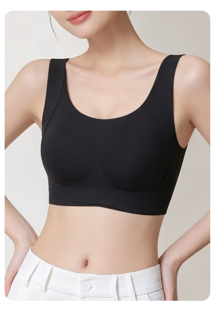GRACEWELL [Lift And Support to Prevent Sagging] Thin Large-Bust Minimizer Women's Underwear, Seamless Foundation Bra, Side Support Brassiere 21