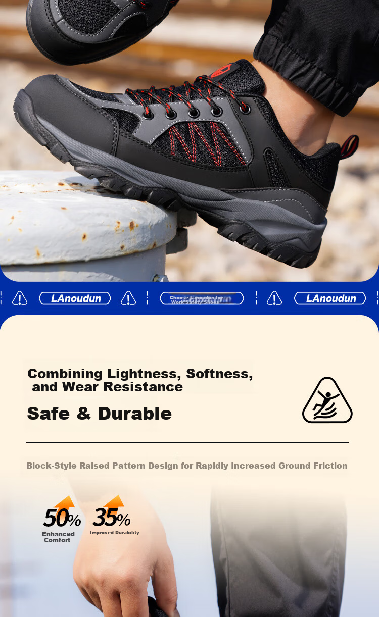 Blue Owl Shield Men's Summer Breathable Anti-Slip Anti-Smash Anti-Puncture Electrician Insulated 10KV Safety Work Shoes D209 Size 43 2