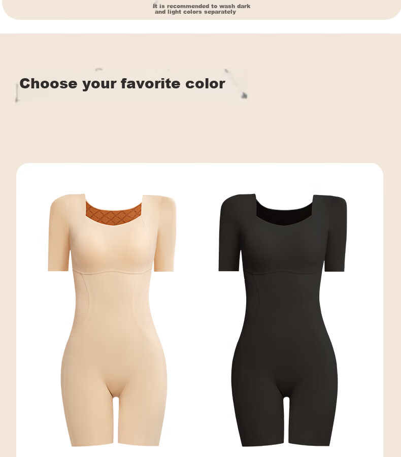 GRACEWELL Women's One-Piece Shapewear Tummy Control Hip Lift Waist Cincher Wireless Seamless Postpartum Body Shaping Garment Black L 18