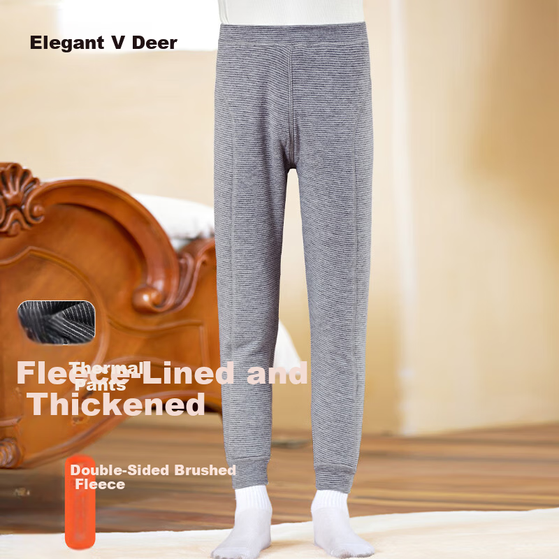 Yalu Children's Winter Thermal Fleece Thickened School Uniform Pants Silk Girls' Inner Wear Leggings