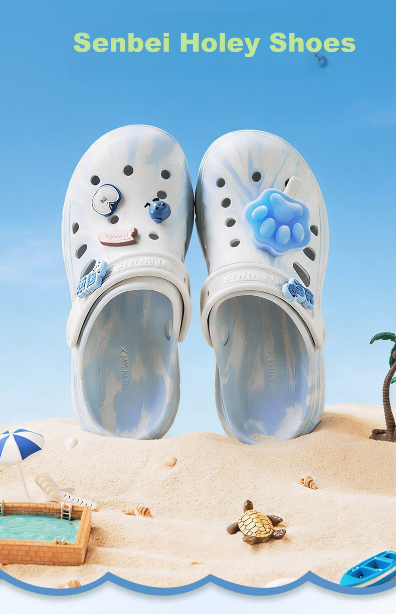 Tianmeiyi Xianbei Hollow Thick-Soled Sandals Women's Breathable Non-Slip Beach Shoes 2026 New Style 3