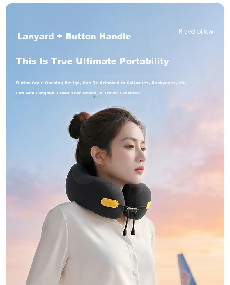Mi Xiaoshu U-Shaped Pillow Storage Case Neck Support Eye Mask Pillow Travel Cervical Neck Pillow Nap Pillow 11