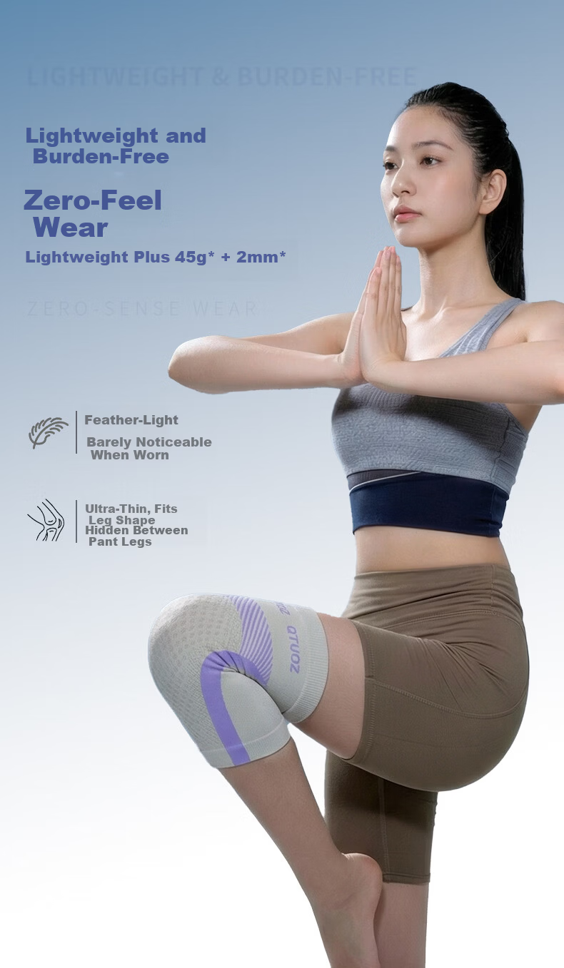 Qituozhe Silk Knee Brace Summer Thin Sports Protective Medical Knee Sleeve for Men and Women Meniscus Injury Recovery 12