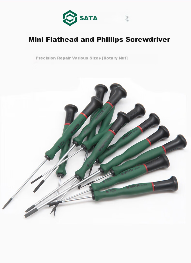 SATA 2.0x50mm Flathead Mini Precision Screwdriver for Digital Repair 62807 (Multiple Sizes Available) 2