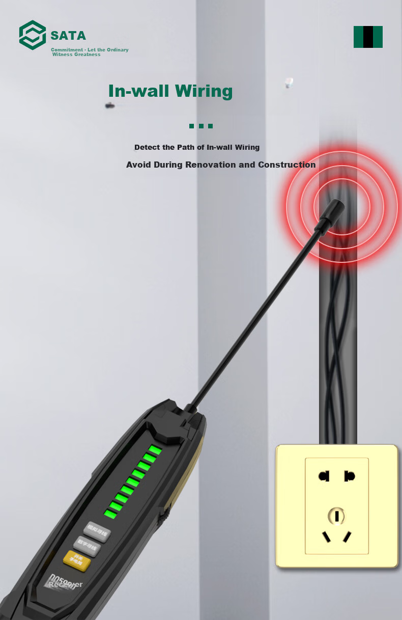 SATA Cable Wire Tracker Breakpoint Short Circuit Detector Multifunctional High Power Lithium Battery Charging Line Tester D05990 5