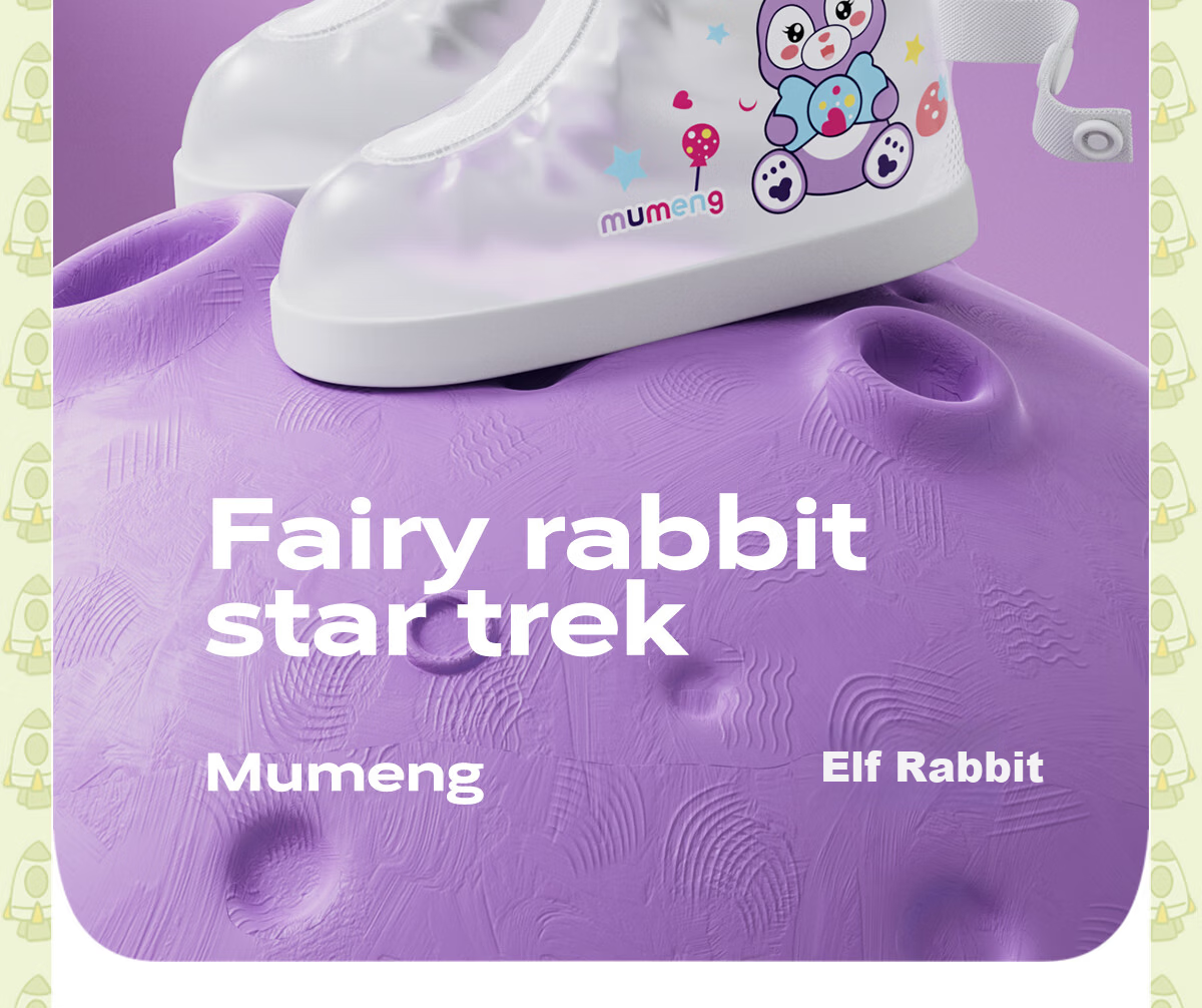 Mumeng Kids Waterproof Rain Shoe Covers Unisex Anti-Slip Durable Water Shoes Cartoon Unicorn 2XL 28