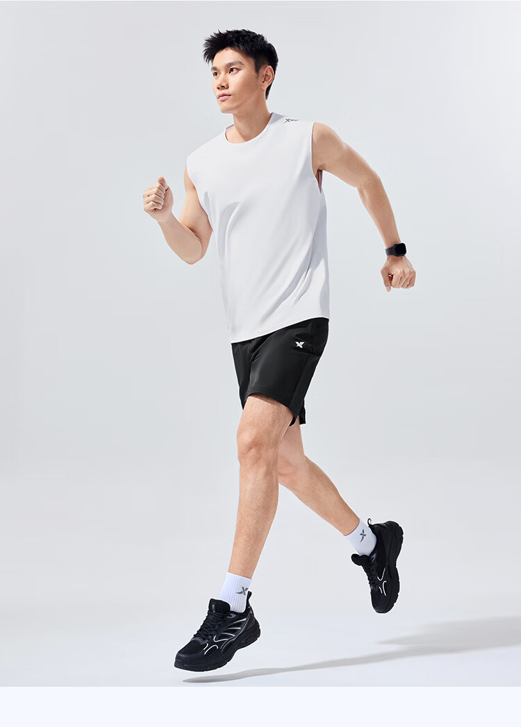 Xtep Quick-Dry Vest | Men's Breathable Summer Fitness Sleeveless Ice Silk Basketball Training Tank Top Sports Vest Shirt 18