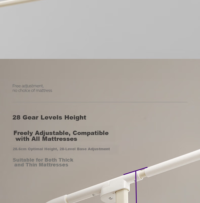 Philips Avent Baby Crib Safety Rail Bed Guard No Installation Anti-Fall Side Bed Rail 1.8M 17