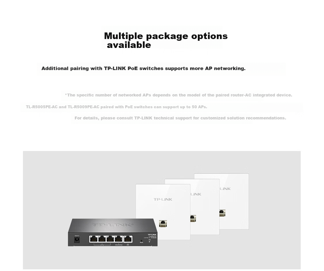 TP-LINK Wi-Fi 7 Wireless Panel AP BE3600 Dual Band Dual 2.5G Ports Whole Home WiFi Kit Perfect for 2000M Broadband TL-7AP3622HI-PoE 3