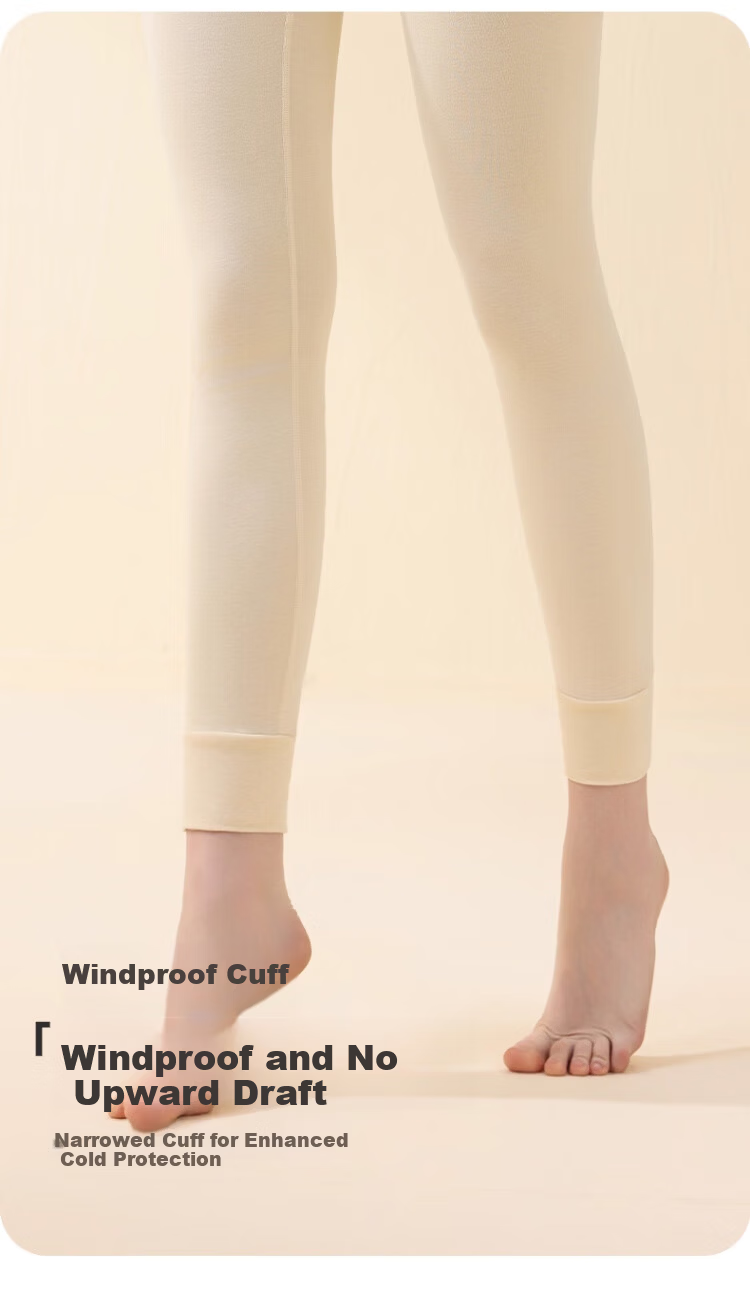 LangSha Women's 2-Pack Pure Cotton Autumn Thermal Pants 10A Antibacterial Thin Warm Underwear Plus Size 2026 New Arrival 15