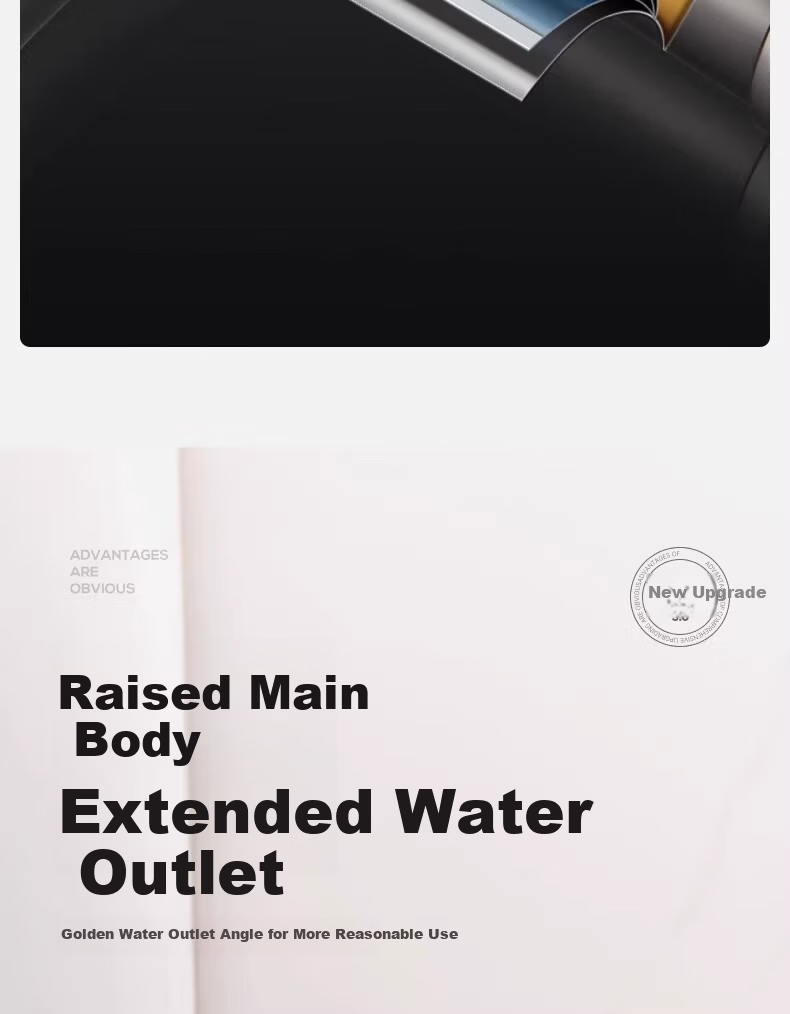 Baihan Basin Faucet Dual Control Hot and Cold Water Mixer Tap for Bathroom Washbasin Lead-Removing Purified Water Faucet 9