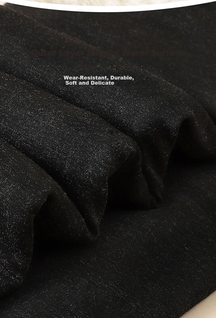 LangSha Autumn New Men's Cotton Pants Winter Thickened Fleece Warm Leggings Extra Thick Knee Protection Middle-aged Wool Pants Northeast Style 6