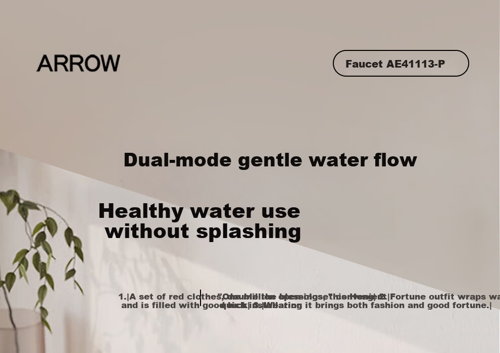 ARROW Basin Faucet Hot and Cold Water Bathroom Washbasin Faucet【15% Renewal Subsidy】 1