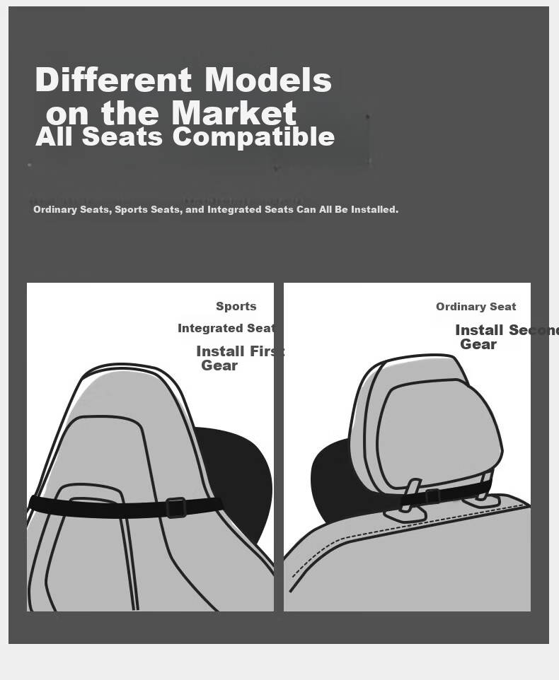 BIMLL Car Headrest for Mercedes-Benz S-Class Perforated Maybach Seat Pillow Neck Support Lumbar Cushion Universal Car Use 5
