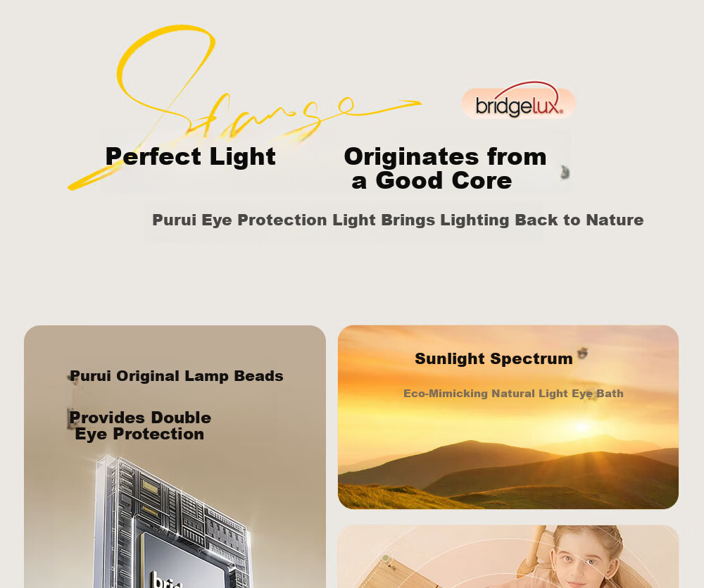 Kuka LED Ceiling Light Eye Protection PR Light Source Living Room Bedroom Lighting 40cm Round - Three Colors [Installation Included] 12