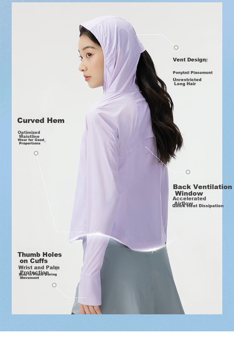CAMEL Outdoor Original Yarn Sun Protection Jacket 2026 Spring Summer New Women's Slim Breathable Cooling Sun Protection Sports Jacket 5008 5