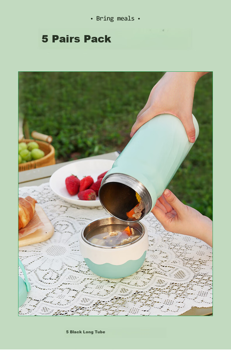 MyCarol Breast Milk Storage Cup Mommy Bag Refrigeration Box Ice Bucket Nursing Bag Stainless Steel Inner Thermal Insulation Fresh-Keeping Container 16