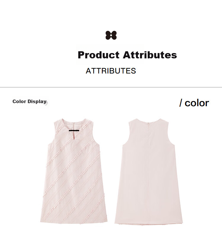LeTing [Qianjin Skirt] A-Line Sweet Dress Summer New Soft Pink (In Stock) L 8