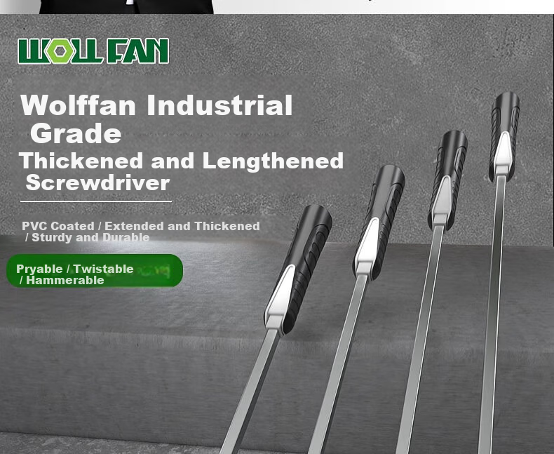 Wolffan Extended Impact Slotted Screwdriver Large Pry Bar 2