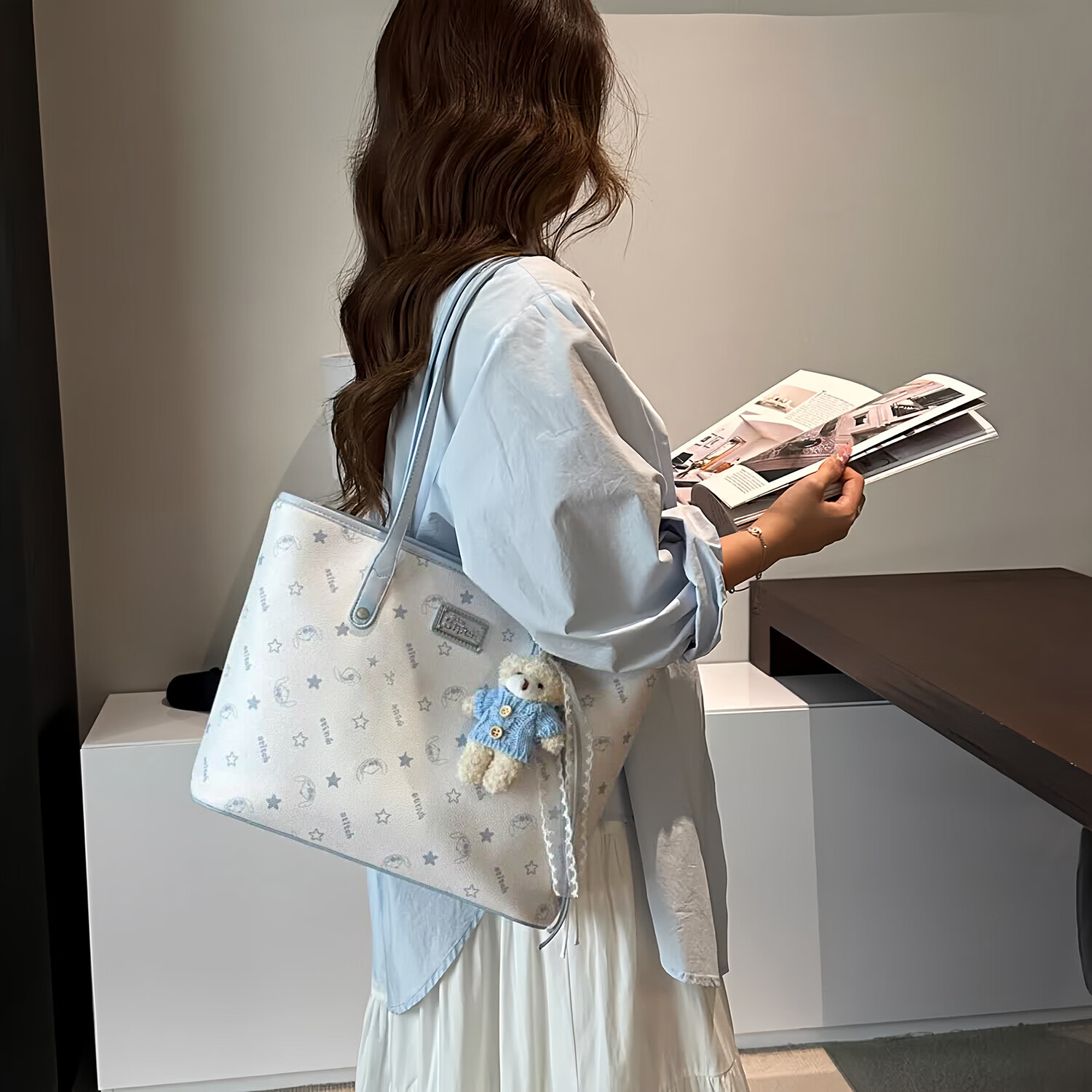 Disney Tote Bag for Women 2026 New Premium Shoulder Bag Large Capacity Work Commute Anniversary Birthday Gift for Girlfriend