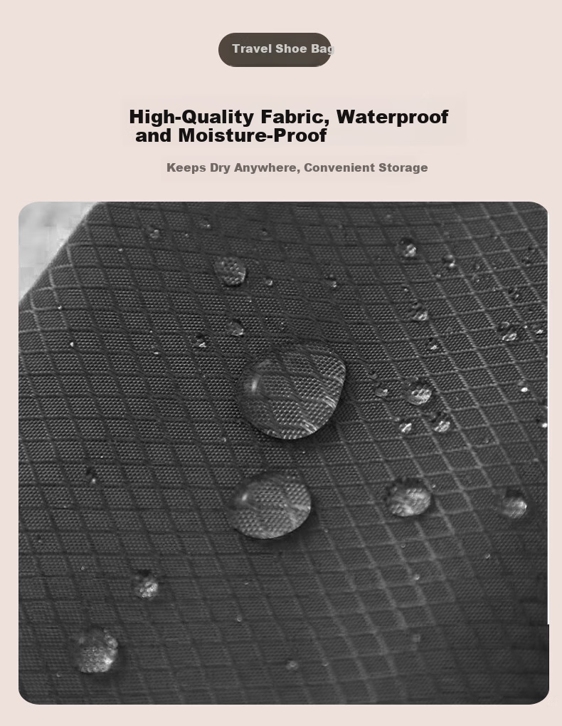40,000 Kilometers Foldable Shoe Bag Shoe Cover Travel Shoe Storage Bag Sports Shoe Storage Hanging Football Basketball Dustproof Waterproof 3